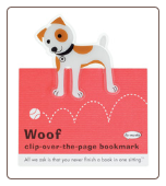 Jack Russell Terrier Clip-Over-The-Page Bookmark by Re-Marks