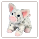 Pauline Small Spotted Pig 7" by Douglas