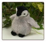 Bebe Baby Gray Penguin 5" by Wishpets
