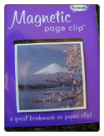 Mount Fuji Deluxe Single Magnetic Page Clip Bookmark by Re-marks