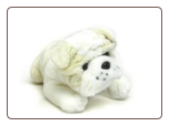 White Floppy Bulldog by Unipak