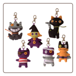 Midnight Madness Halloween Backpack Clips 4.5" by Gund