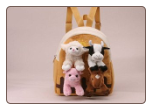 Backpack with Farm Animals 11" by Unipak Designs