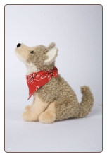 Trickster Coyote with Bandana 6.5" by Douglas