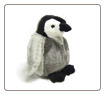 Plumpee Baby Grey Penguin 9" by Unipak