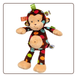 TAGGIES Dazzle Dots Monkey 12" by Mary Meyer