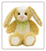 Beige Bunny Small 10.5" by Aurora