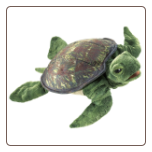 Sea Turtle Hand Puppet 16" by Folkmanis