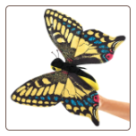 Swallowtail Butterfly Hand Puppet 12" by Folkmanis