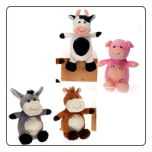Cuddle Farm Animals 9" by Fiesta
