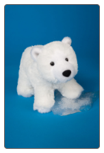 Whitey Polar Bear 8" by Douglas