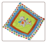 Confetti Teddy and Puppy Cozy Blanket 16" by Mary Meyer