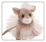Tippy Toe Mouse with Tutu 5" by Douglas