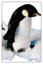 Bibs Emperor Penguin 8" by Douglas