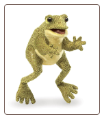 Funny Frog Hand Puppet 12" by Folkmanis