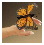 Mini Monarch Butterfly Finger Puppet by Folkmanis