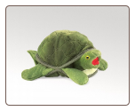Baby Turtle Hand Puppet 10" by Folkmanis