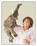 Elephant Hand Puppet 27" by Folkmanis
