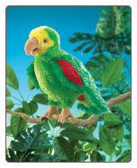 Amazon Parrot Hand Puppet 18" by Folkmanis