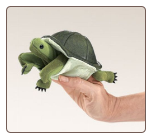 Mini Turtle Finger Puppet by Folkmanis