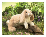 Floppy Bunny Rabbit Hand Puppet 17" by Folkmanis
