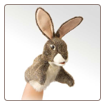 Little Hare Puppet 7" by Folkmanis