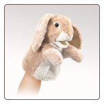 Little Lop Rabbit Puppet 7" by Folkmanis