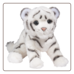 Silky White Tiger Cub 12" by Douglas