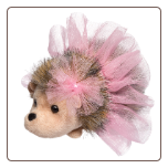 Pink Swirl Tutu Hedgehog 6" by Douglas